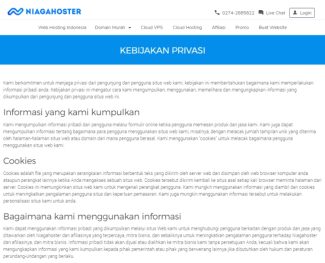 contoh kebijakan privasi