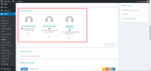 User harus di tambahkan ke Projects terlebih dahulu