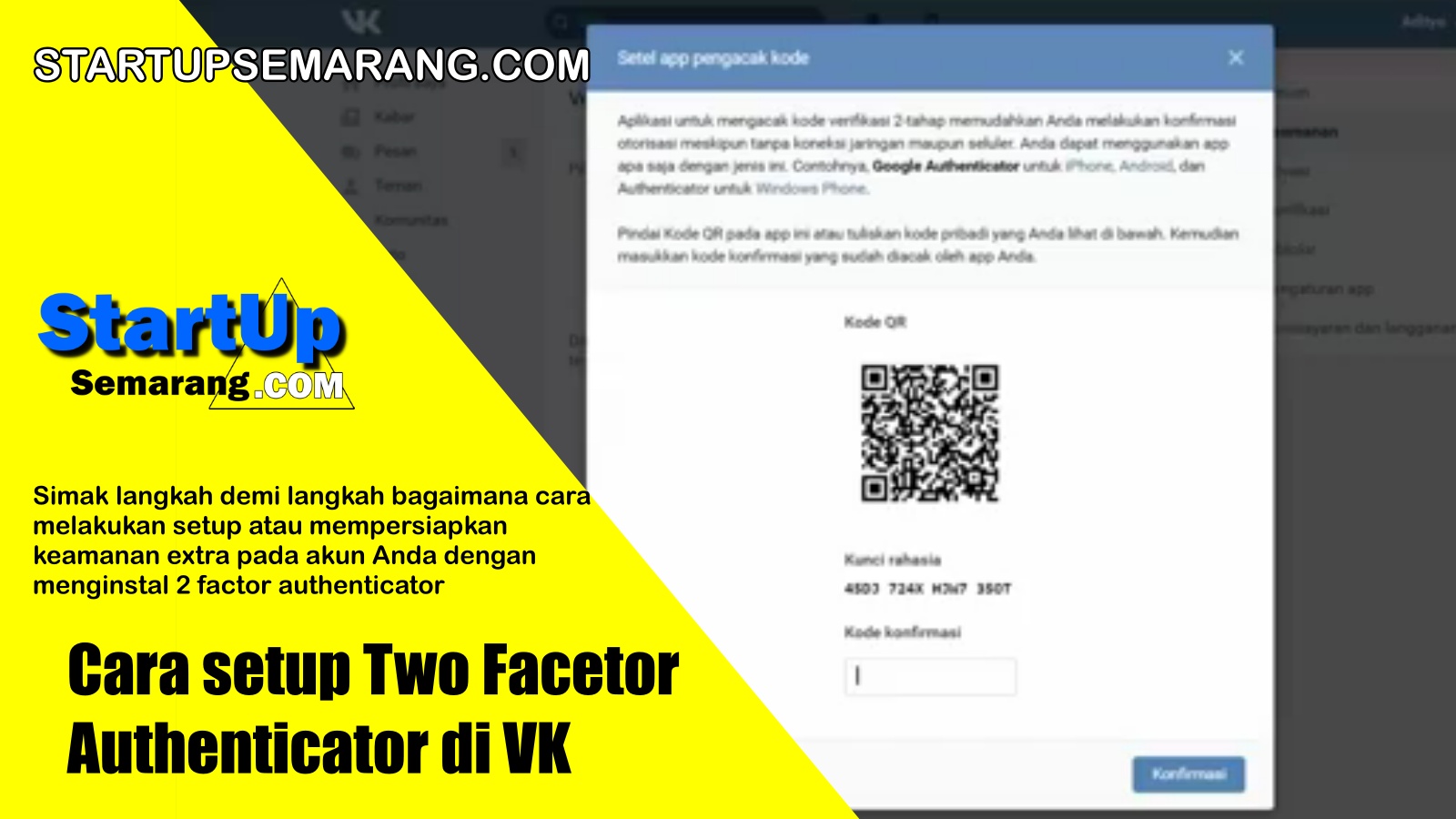You are currently viewing Cara Setup Two Factor Authentication di VK.COM atau VKontakte