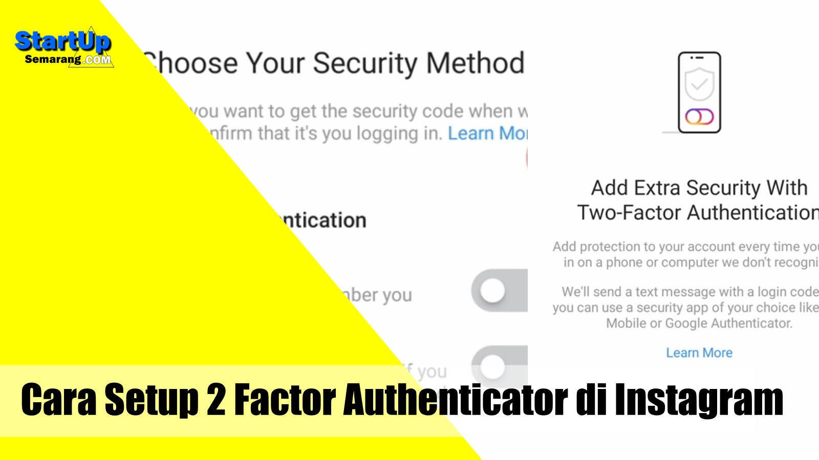 You are currently viewing Cara Setup Two Factor Authentication di Instagram
