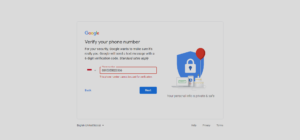 Gmail tidak bisa di verifikasi dengan telepon 1