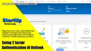 Setup 2 factor Authentication di Outlook