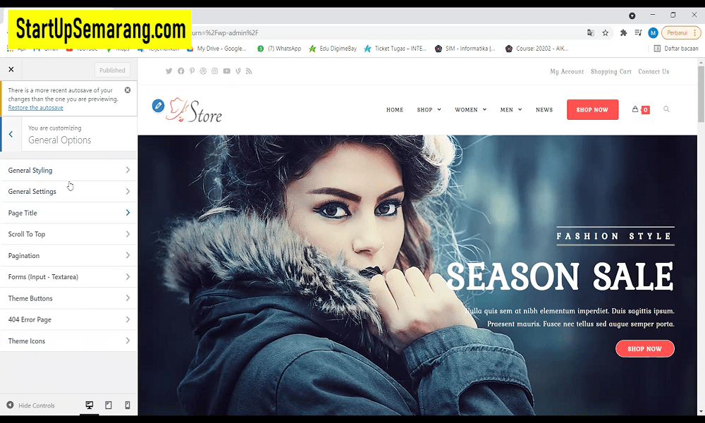 You are currently viewing Tutorial Tampilan General Setting WordPress dengan Theme OceanWP