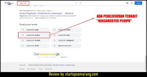 16. Terdapat penelusuran terkait Niagahoster penipu