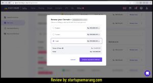 7.2 Harga perpanjangan domain Hostinger mahal