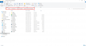 Lokasi folder instalasi