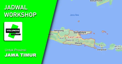 Read more about the article Jadwal WorkShop Volunoid di Provinsi Jawa Timur