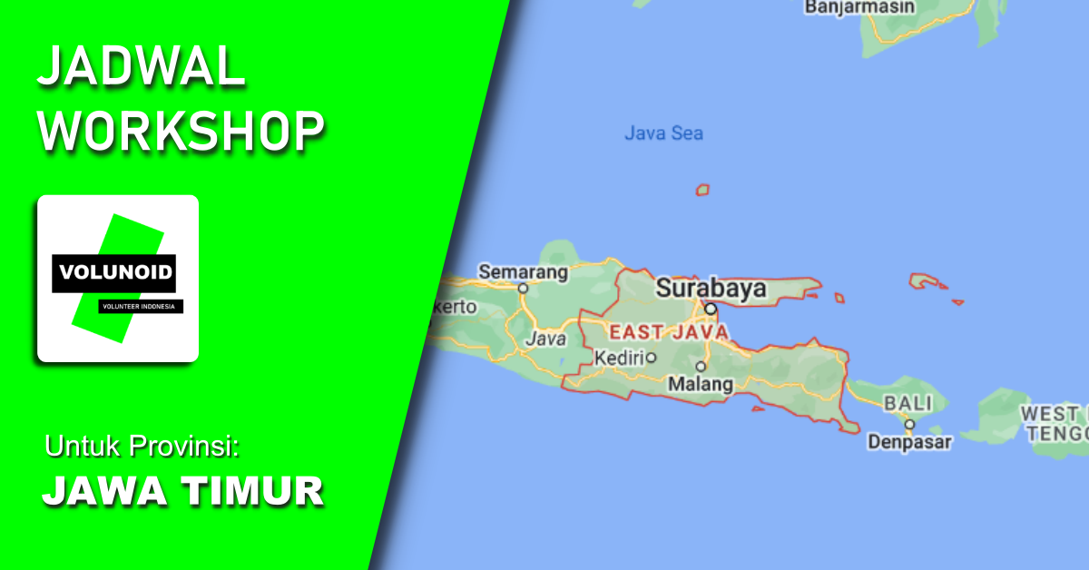 Read more about the article Jadwal WorkShop Volunoid di Provinsi Jawa Timur