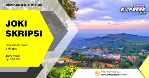 Read more about the article Joki Skripsi Blora. Revisi Tanpa Batas