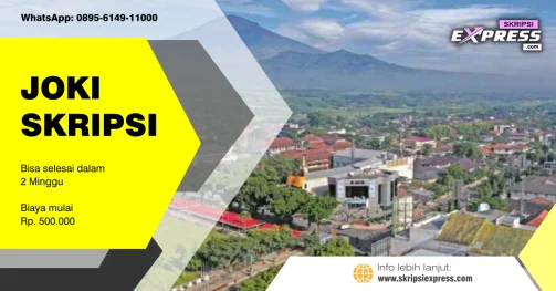 Read more about the article Joki Skripsi Magelang. Dapat selesai dalam 2 Minggu