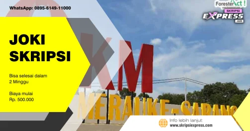 Read more about the article Joki Skripsi Merauke. Biaya Mulai Rp 500 Ribu