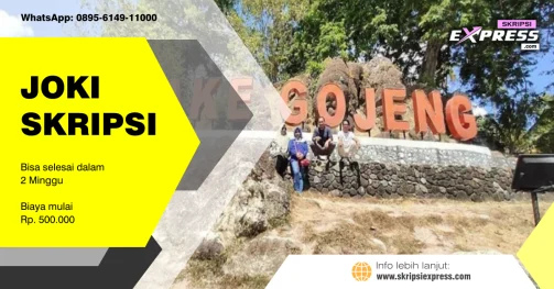 Read more about the article Joki Skripsi Sinjai. Dapat terselesaikan dalam 2 Minggu