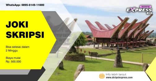 Read more about the article Joki Skripsi Tana Toraja. Bisa terselesaikan dalam Dua Minggu