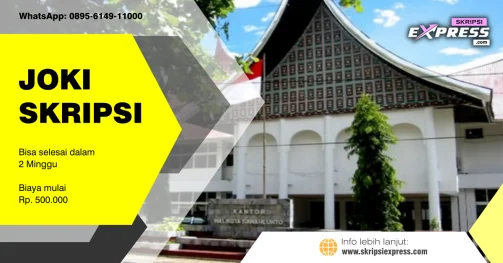 Read more about the article Joki Skripsi Sawahlunto. Bisa selesai dalam Dua Minggu
