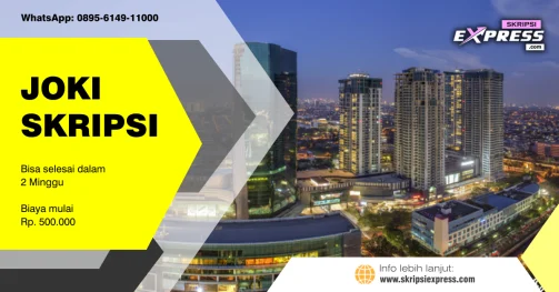 Read more about the article Joki Skripsi Jakarta Barat. Revisi Tanpa Batas