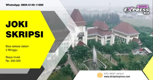 Read more about the article Joki Skripsi Bekasi. Dapat terselesaikan dalam 2 Minggu