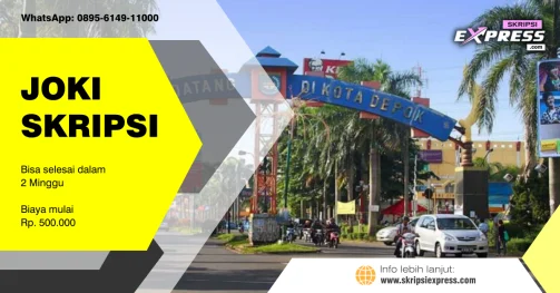 Read more about the article Joki Skripsi Depok. Bisa selesai dalam Dua Minggu