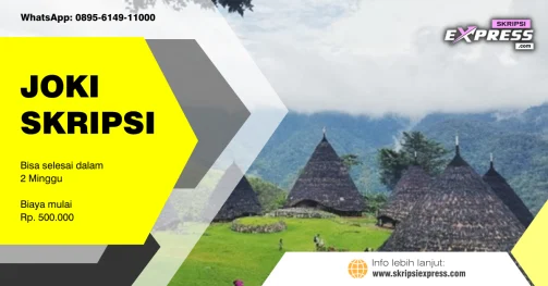 Read more about the article Joki Skripsi Manggarai. Mulai Rp 500K