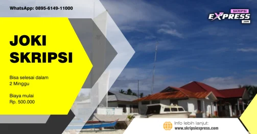 Read more about the article Joki Skripsi Kepulauan Talaud. Bisa selesai dalam 2 Minggu