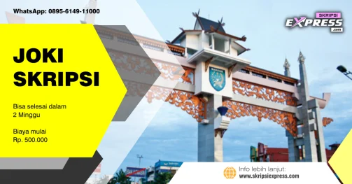 Read more about the article Joki Skripsi Banjarmasin. Revisi Tanpa Batas
