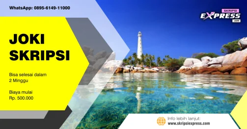 Read more about the article Joki Skripsi Bangka. Dapat terselesaikan dalam Dua Minggu