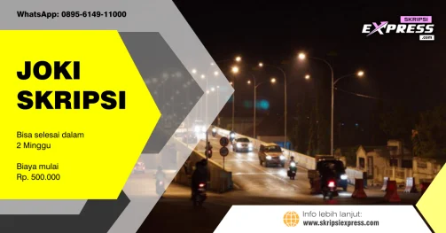 Read more about the article Joki Skripsi Bandar Lampung. Bisa terselesaikan dalam Dua Minggu