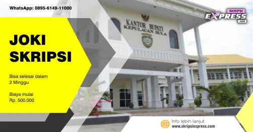 Read more about the article Joki Skripsi Kepulauan Sula. Biaya Mulai Rp 500 Ribu