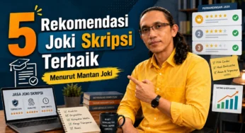 Cari Joki Skripsi Terbaik?. Ini 5 Rekomendasi Saya sebagai Mantan Joki