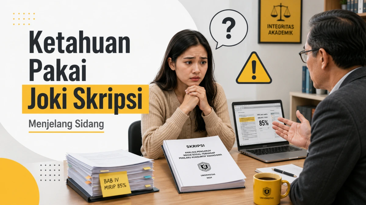 You are currently viewing Pengalaman Teman Ketahuan Pakai Joki Skripsi Menjelang Sidang